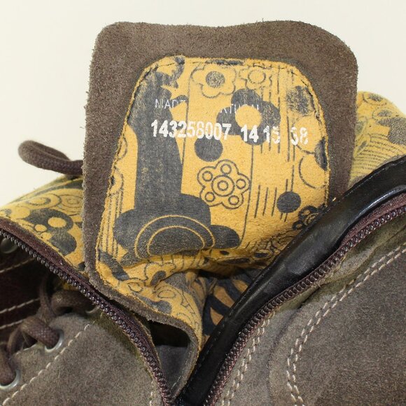 Fly London High Ankle Combat Suede Leather Boots (EU 38 / 7.5 US) - Picture 10 of 10